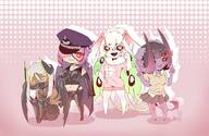 artist:juniper character:Ismadeus character:juniper_(tumblr_era) character:machem_1 character:Mae_Bellefluer chibi // 3850x2500 // 833KB